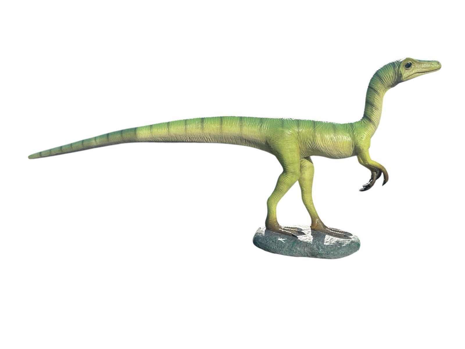 Realistisch Compsognathus Dinosaurus Beeldje - Groen, Verzamelen, Ophalen of Verzenden, Nieuw
