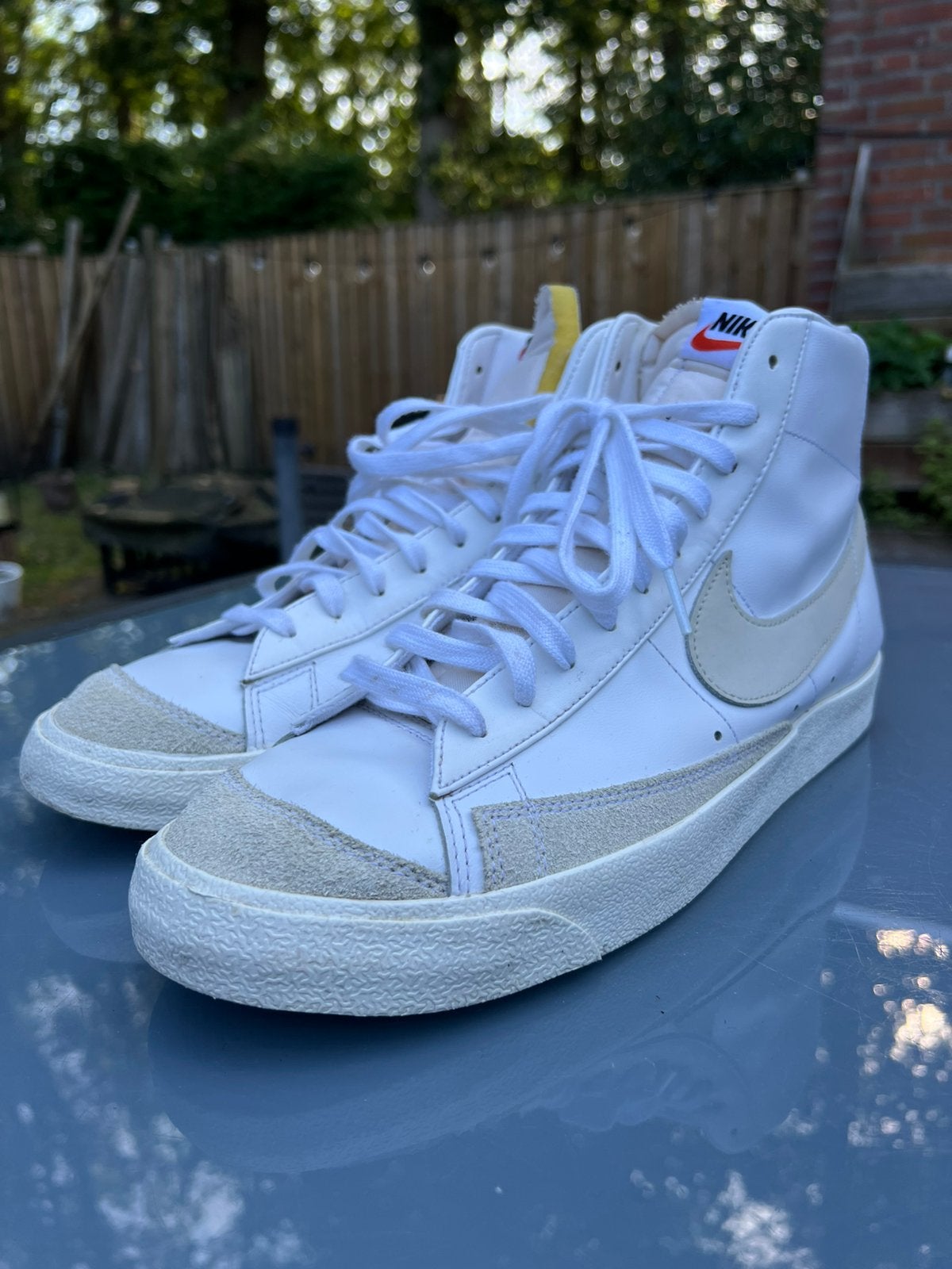Nette Nike blazer mid 77, Wit, Ophalen of Verzenden, Sneakers of Gympen, Gedragen