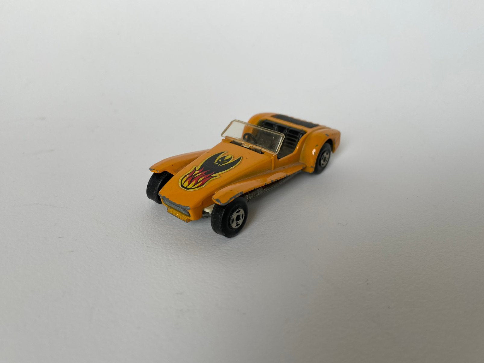model Lotus Super 7, oranje, 1/50, Matchbox, Ophalen of Verzenden, Gebruikt, Auto, Matchbox