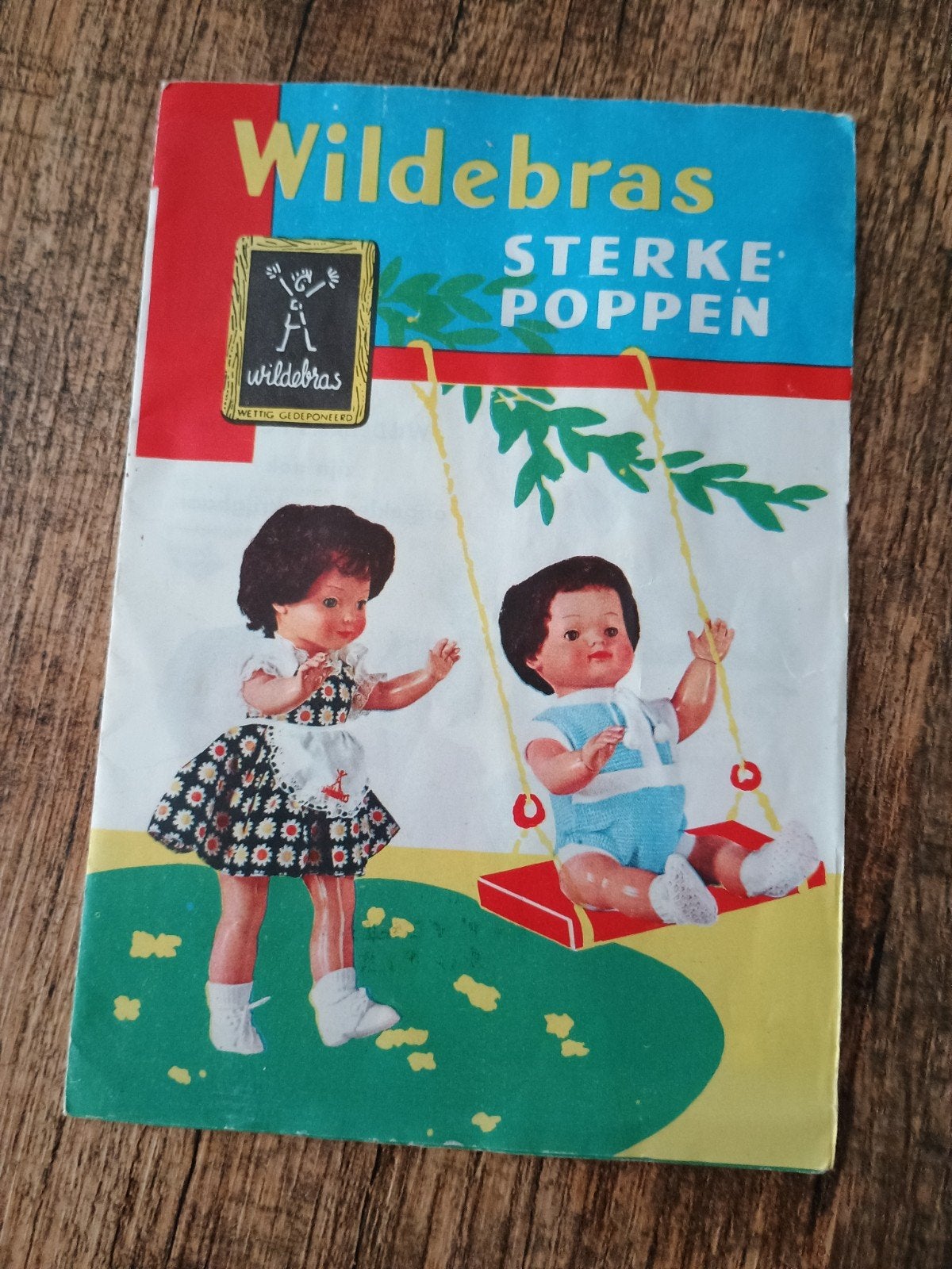 Oude Wildebras poppen folder - Wildebras pop, Ophalen of Verzenden