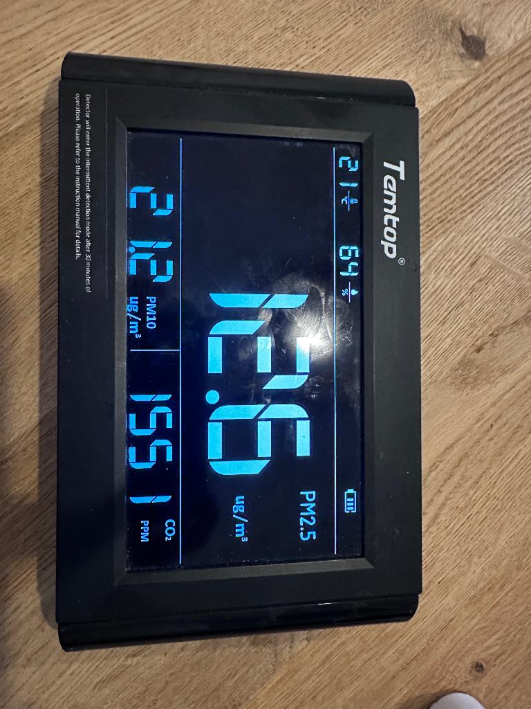 Temtop meter, Ophalen, Gebruikt