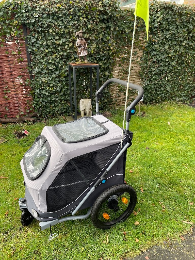 prachtige, opvouwbare Trixie hondenkar, Ophalen, Zo goed als nieuw, Trixie, Hondenfietskar