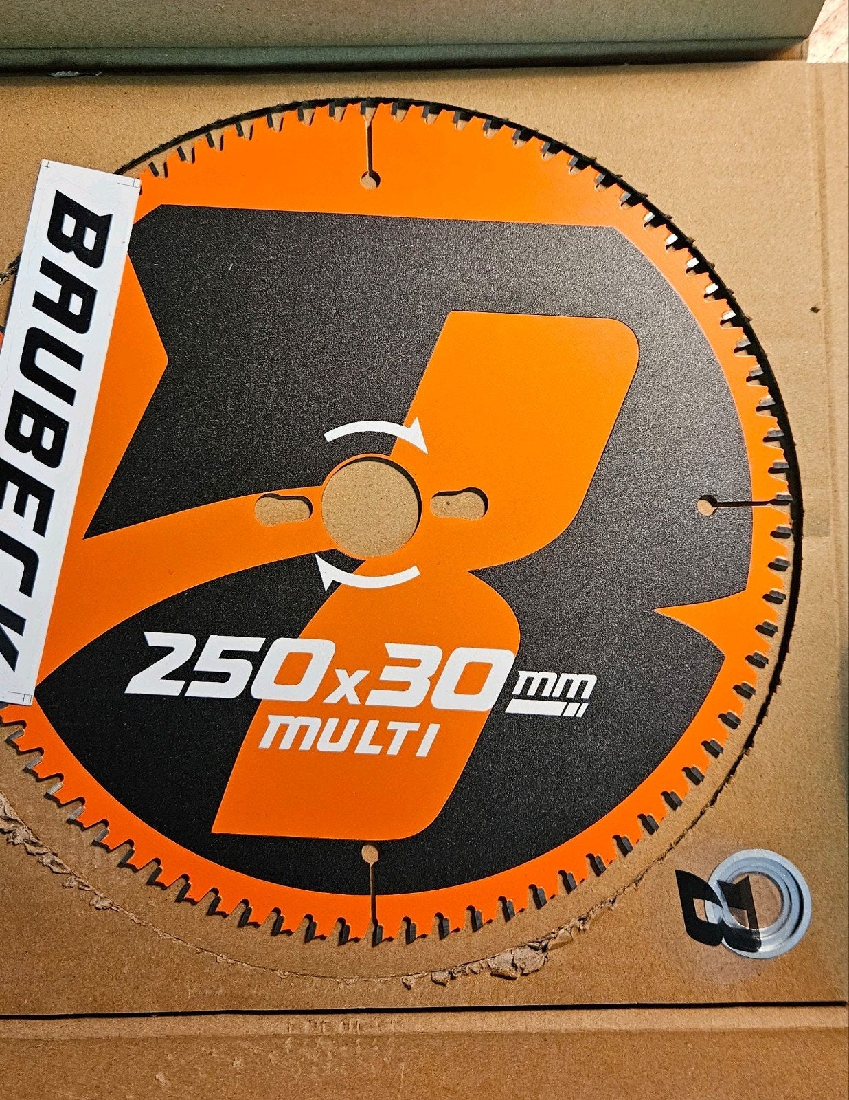 NIEUW! Brubeck Multimateriaal Zaagblad 250mm - 80 tanden, Cirkelzaag, 70 mm of meer, Nieuw, Ophalen of Verzenden