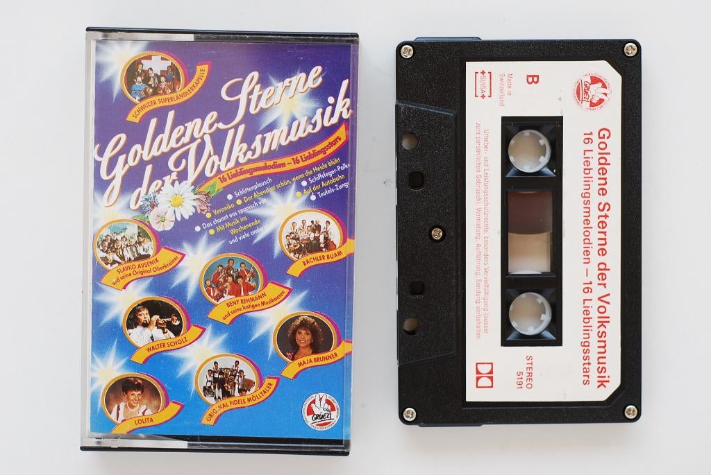 Goldene sterne der volksmusik - Cassettebandje, Tweedehands, Tweedehands, Verzenden, Tweedehands