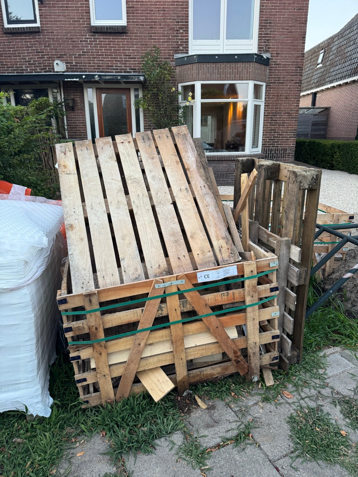 GRATIS afvalhout / gebruikte pallets ZEIST, Ophalen, Gebruikt, Minder dan 25 mm, Pallet