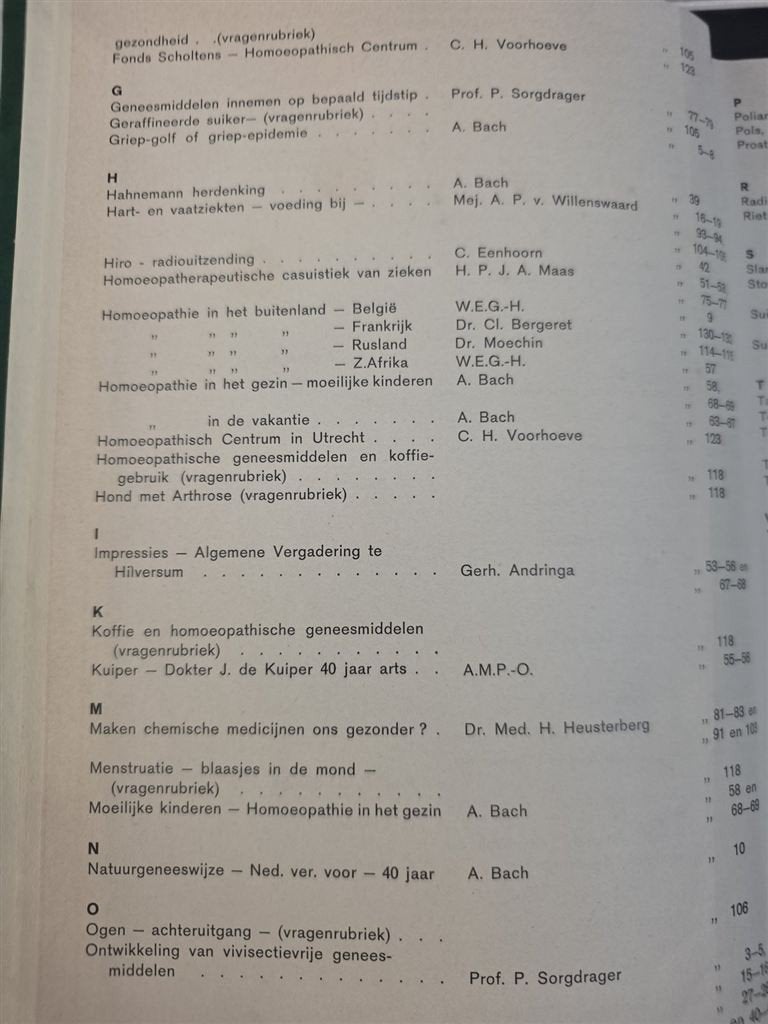 Homoeopathisch Maandblad 1968 — Complete 79e Jaargang, Ophalen of Verzenden, Gelezen, Overige onderwerpen, Achtergrond en Informatie