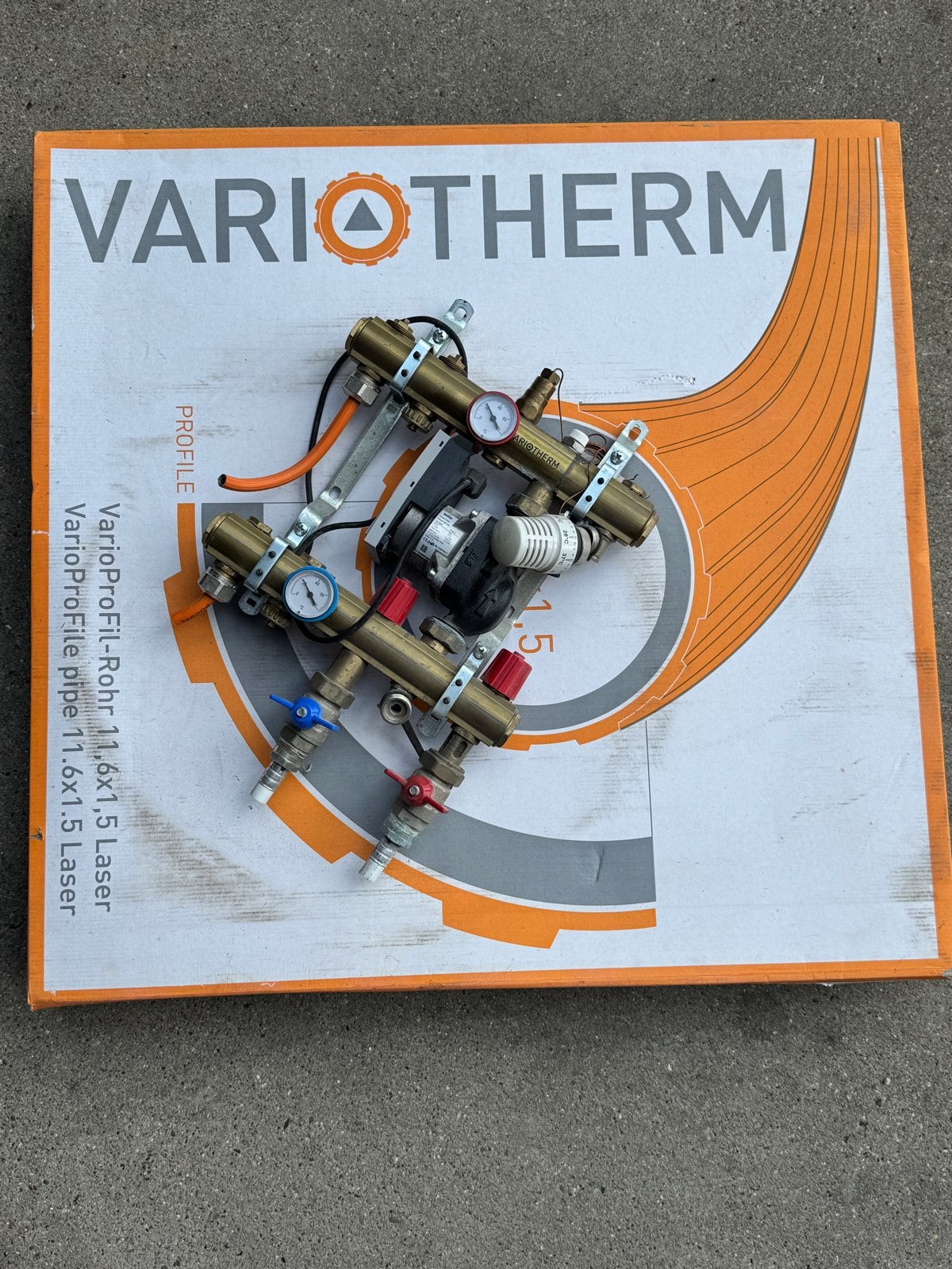 Variotherm vloerverwarmingleiding 100m met Wilo pomp, Ophalen of Verzenden, Nieuw, Minder dan 200 watt, Overige typen