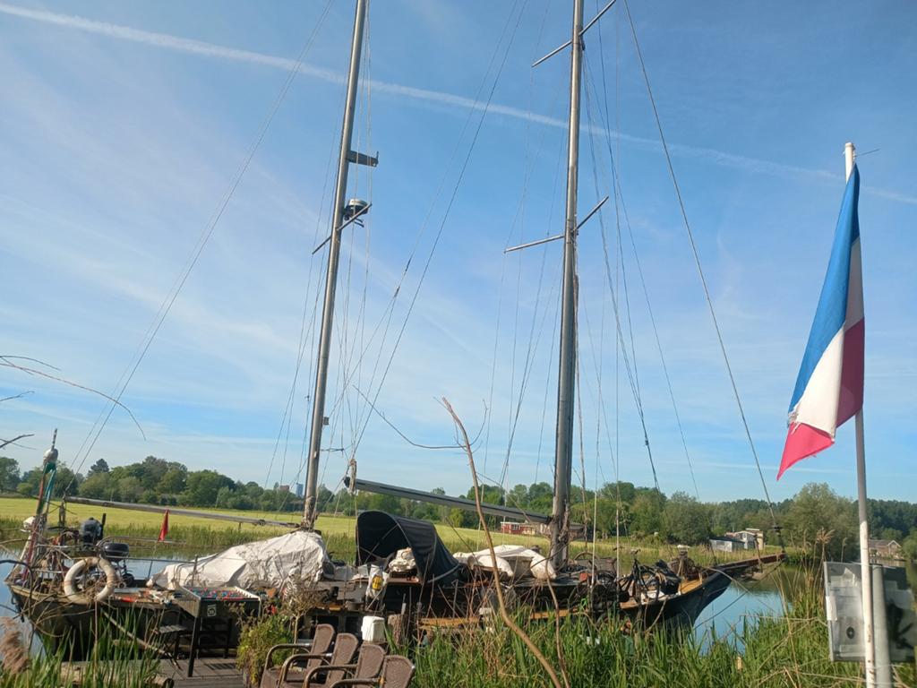 Varende woonboot opknapper, Ophalen of Verzenden, Gebruikt