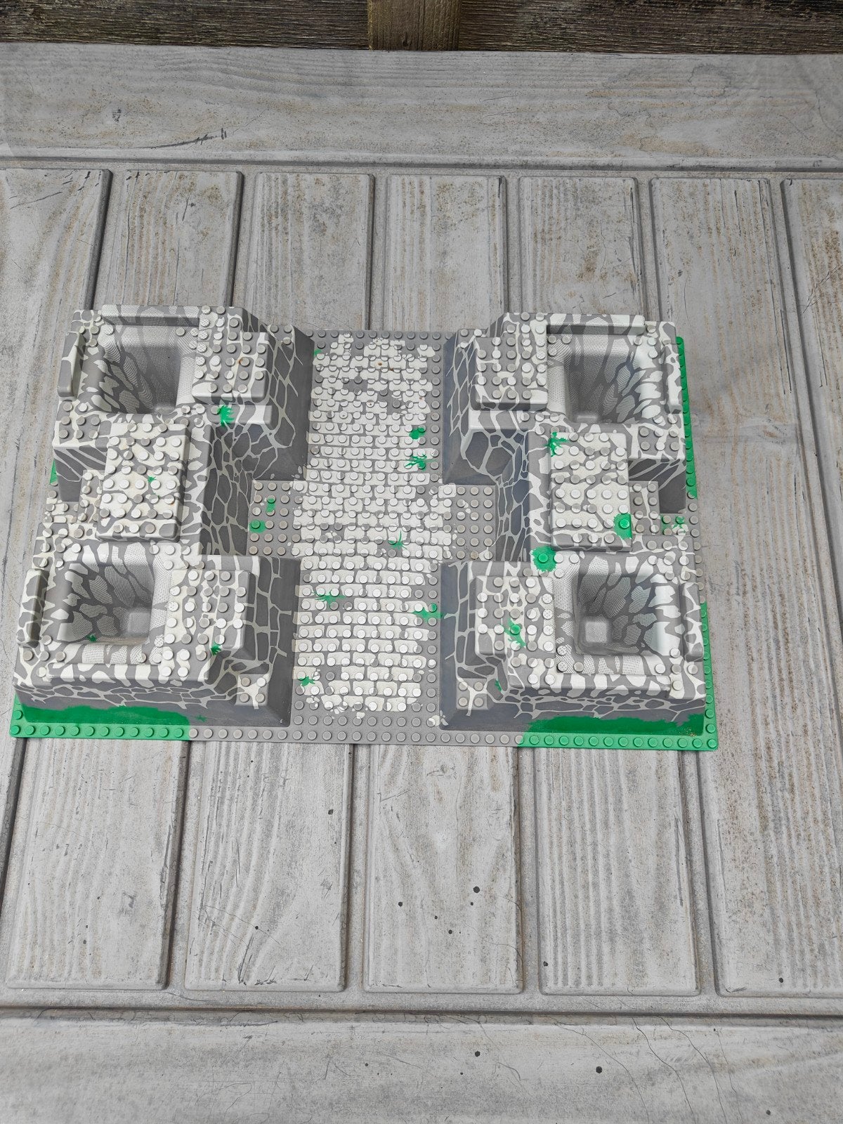 Lego Grondplaat Kasteel Grijs/Groen 30274, Kinderen en Baby's, Speelgoed | Duplo en Lego, Gebruikt, Lego, Ophalen of Verzenden
