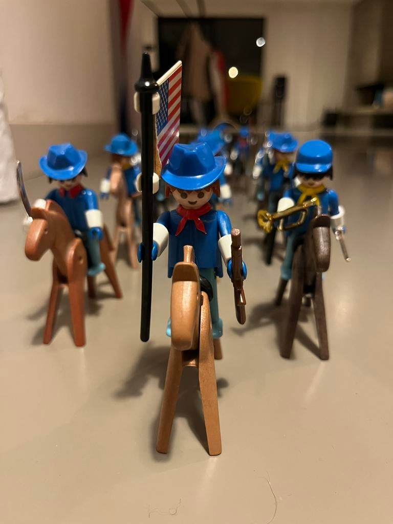 Vintage Playmobil Cavalerie Set, Ophalen of Verzenden, Gebruikt