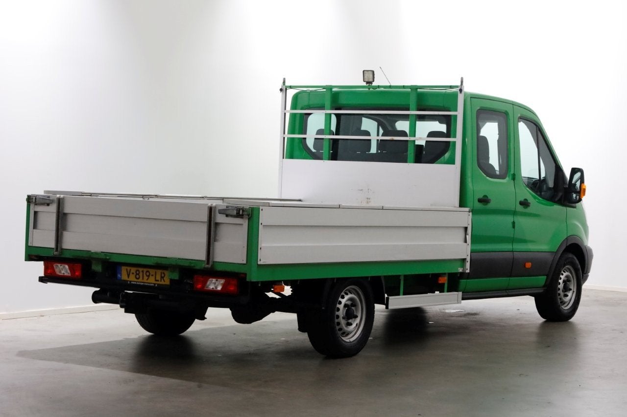 Ford Transit 350 2.0 TDCI 130pk E6 RWD D.C. Open Laadbak Tre, 2430 kg, Achterwielaandrijving, Euro 6, 4 cilinders