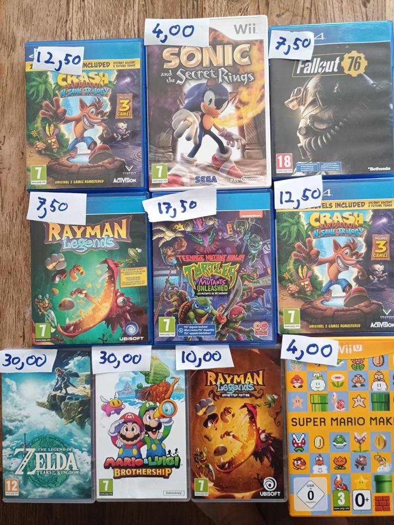 Games, PlayStation 4, switch spellen, wii, wiju spellen, Ophalen