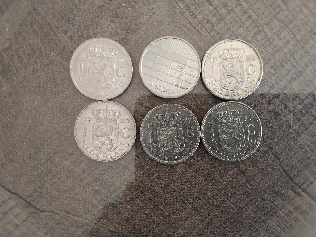 Guldens kwartjes en dubbeltjes, Ophalen of Verzenden, Koningin Juliana, Overige waardes, Losse munt