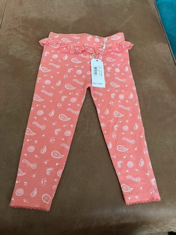 Ducky Beau roze broek legging maat 86 NIEUW, Broekje, Meisje, Nieuw, Ophalen of Verzenden