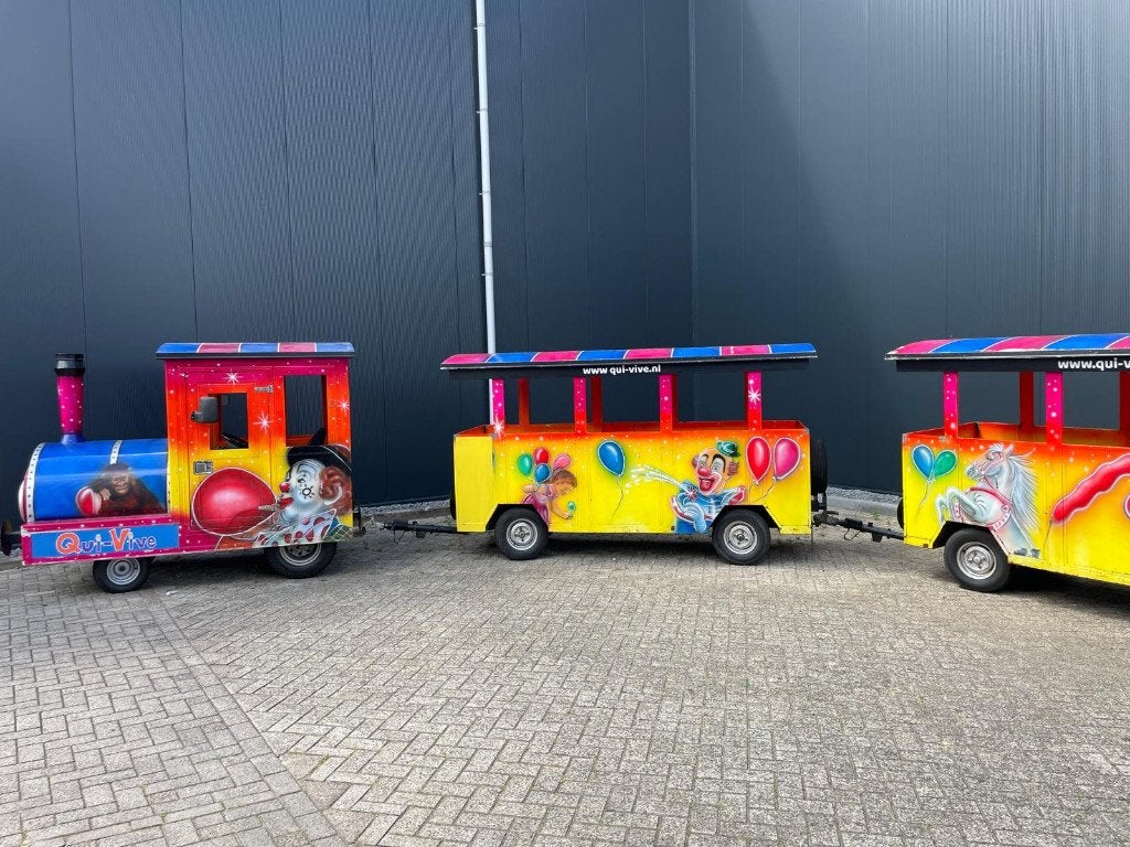 Complete Mini Trein / Parktrein – Diesel– 3 Wagons, Ophalen, Gebruikt, Overige