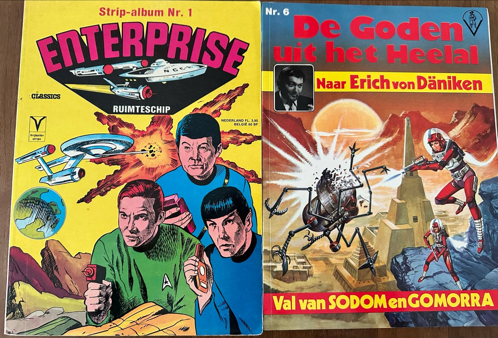 Stripboeken: Enterprise Ruimteschip & De Goden uit het Heela, Boeken, Stripboeken, Meerdere stripboeken, Ophalen of Verzenden