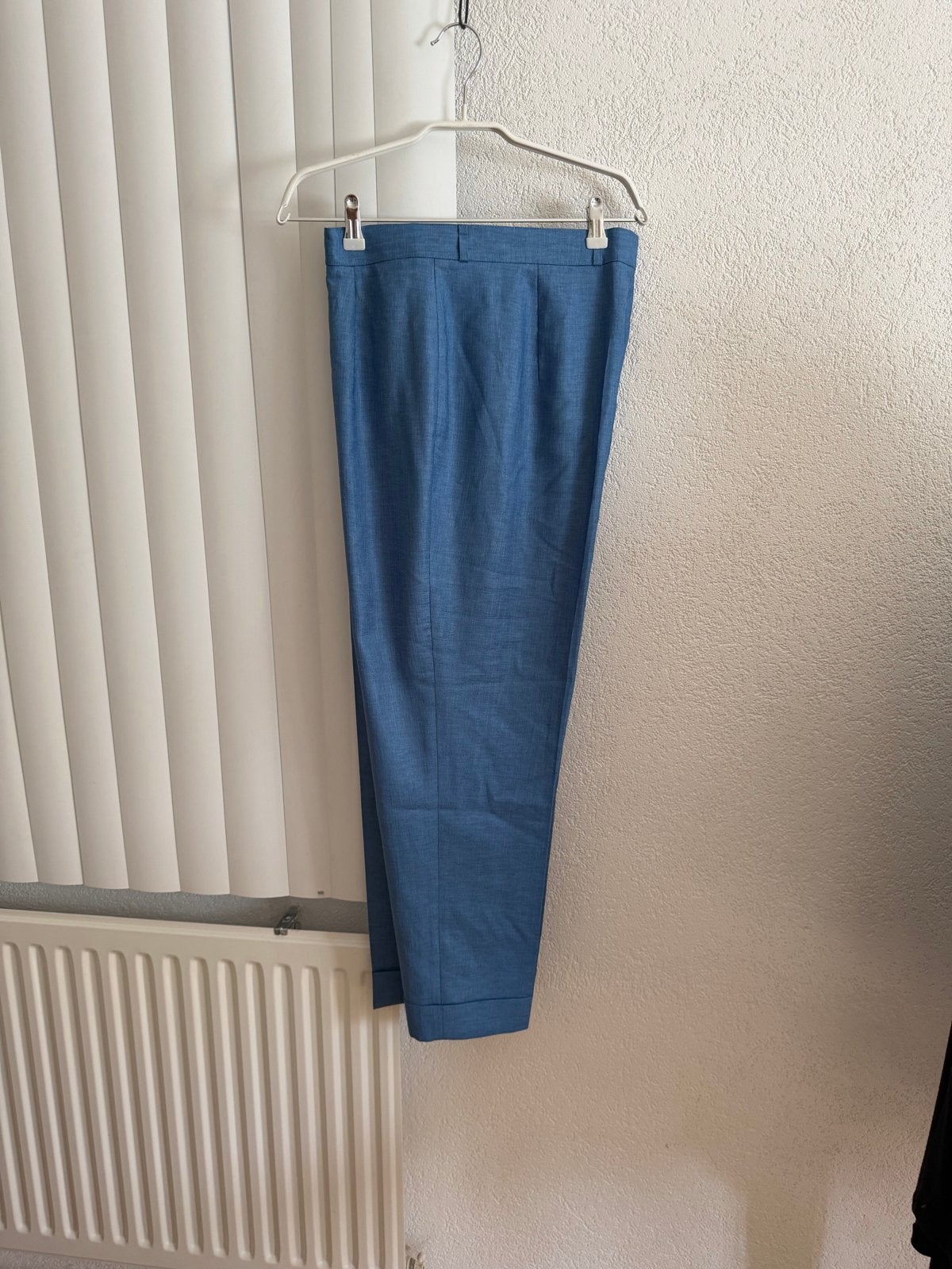 Gerry Weber lichtblauwe capri broek - Maat 46, Kleding | Dames, Blauw, Maat 46/48 (XL) of groter, Nieuw, Ophalen of Verzenden