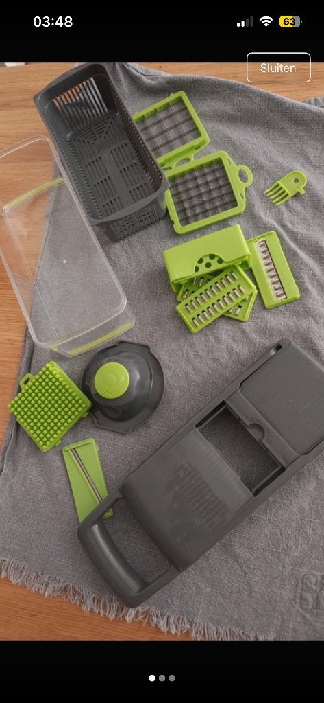 Groentesnijder, Ophalen of Verzenden, Snijmachine, Overige materialen, Overige merken