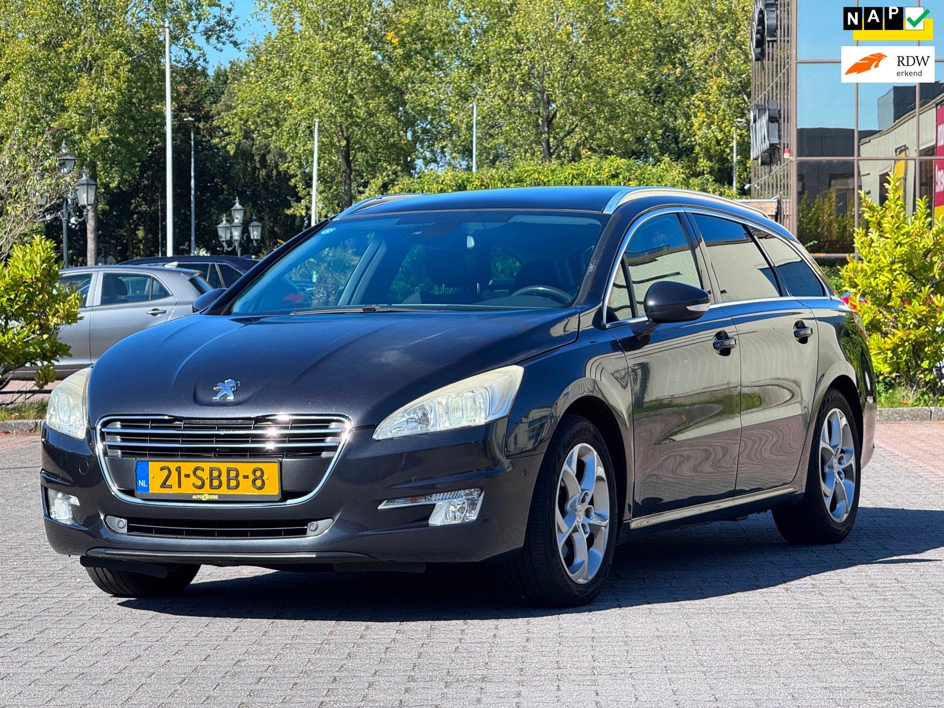 Peugeot 508 SW 1.6 THP Active | APK 18-06-2027 | Panoramadak, Auto's, Voorwielaandrijving, Zwart, Origineel Nederlands, Handgeschakeld