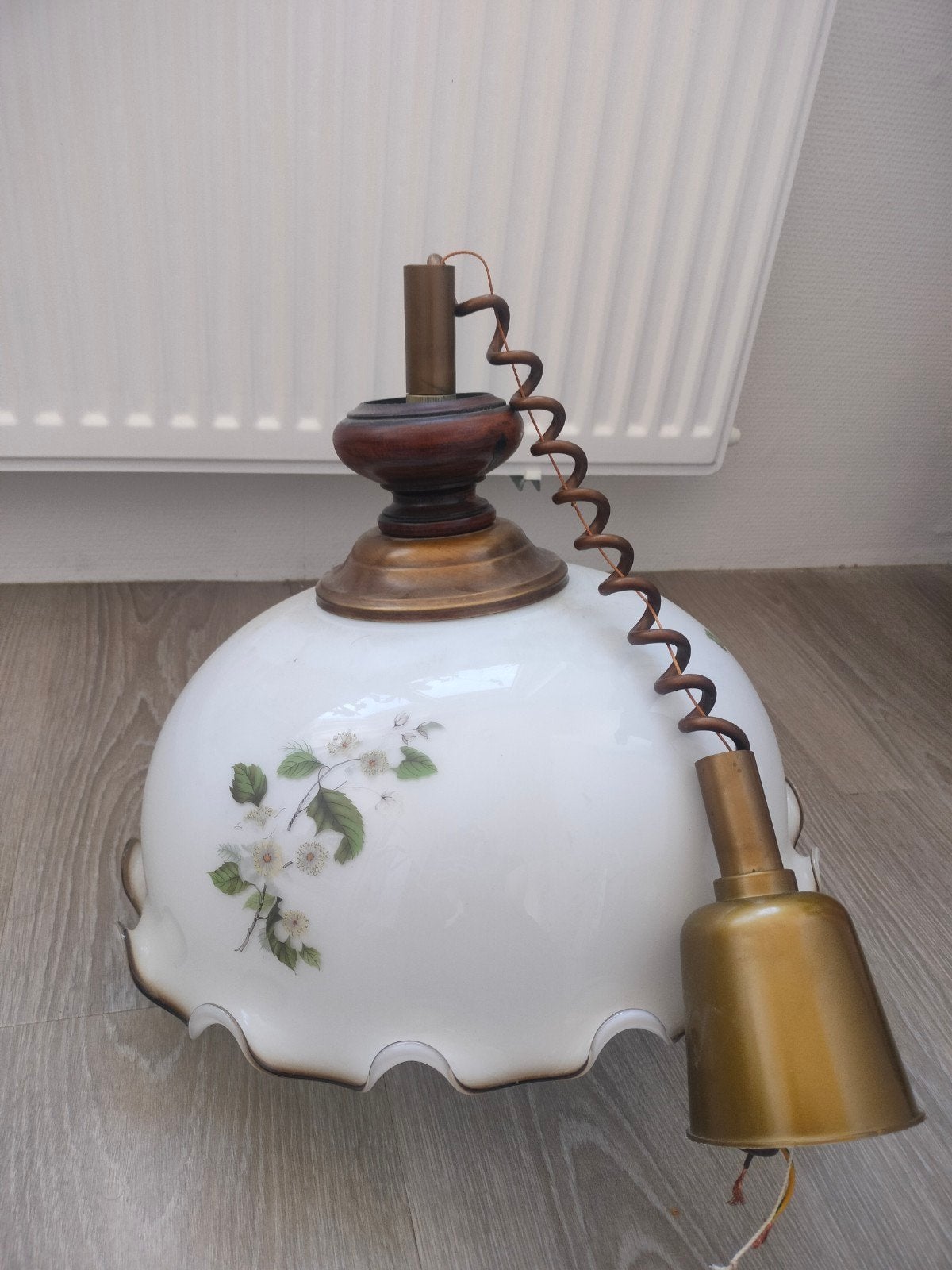 Vintage hanglamp, Ophalen