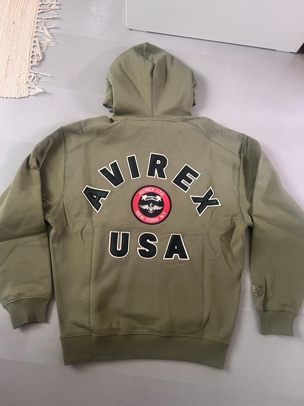 Avirex USA Hoodie XS- Nieuw met labels, Ophalen of Verzenden, Nieuw, Maat 46 (S) of kleiner, Groen