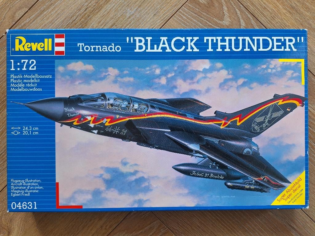 1:72 1/72 Revell Tornado “Black Thunder”, 1:72 tot 1:144, Revell, Ophalen of Verzenden, Zo goed als nieuw