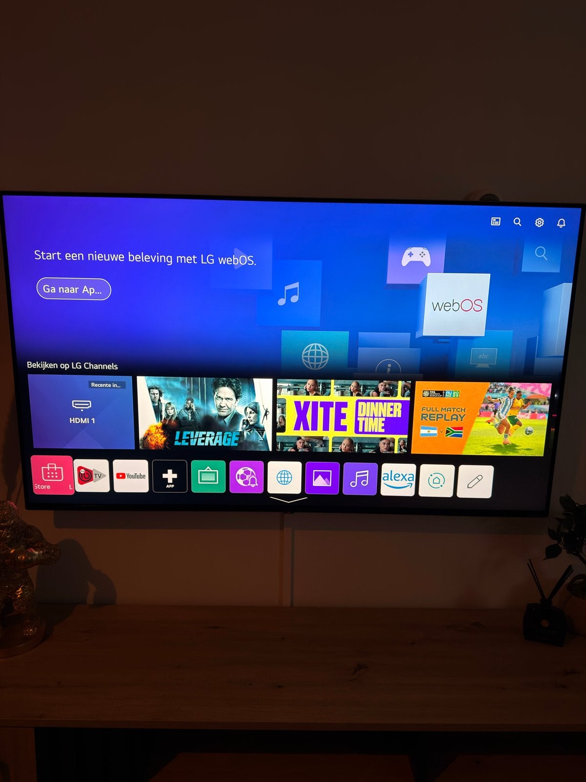 LG 55NANO866NA 4K UHD MiniLED 2020 Smart TV, Audio, Tv en Foto, Ophalen, LCD, 120 Hz, Zo goed als nieuw