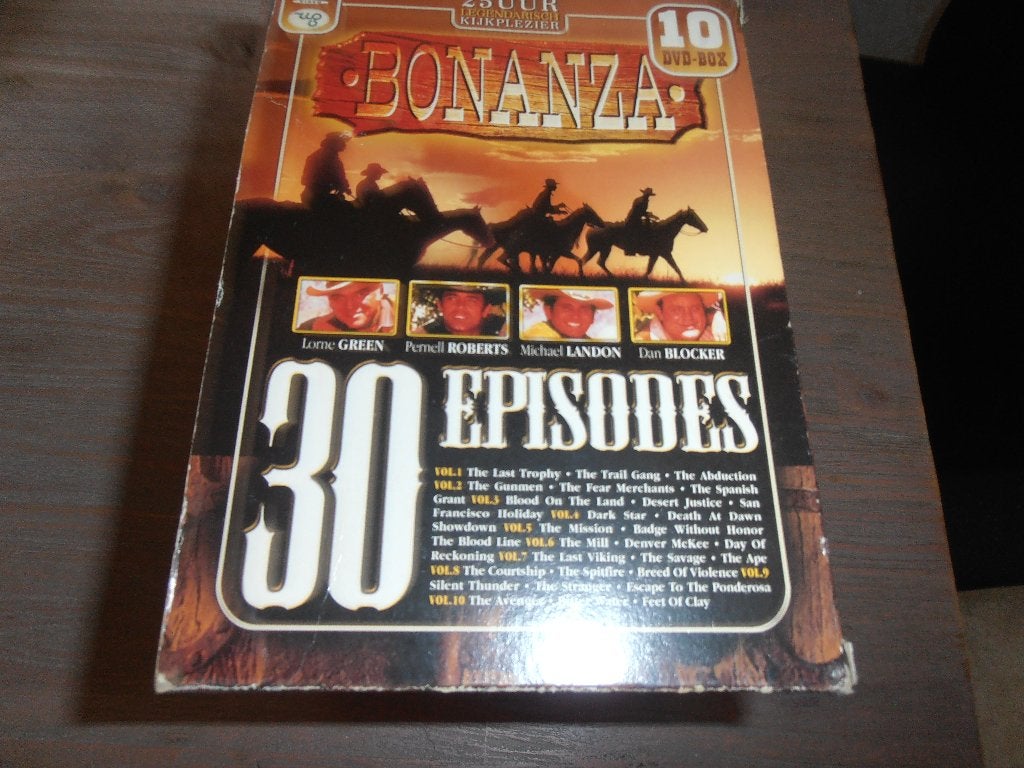 Bonanza 10 DVD-box - 30 afleveringen, Engels, Alle leeftijden, Nederlands, Ophalen of Verzenden