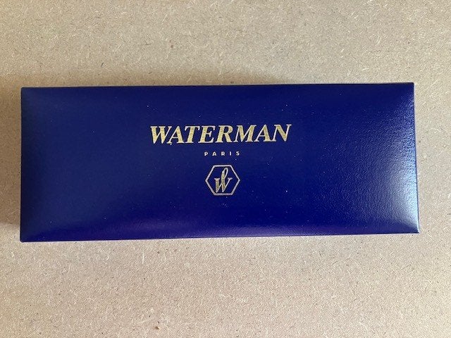 Waterman Paris pennen set  25  -  30 jaar oud  Mobil reclame, Balpen, Nieuw, Ophalen of Verzenden, Met reclame