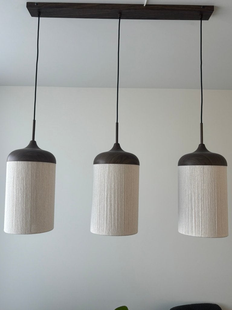 Hanglamp, Ophalen, Zo goed als nieuw, Japandi, scandinavisch, wabi sabi, E27 (groot)