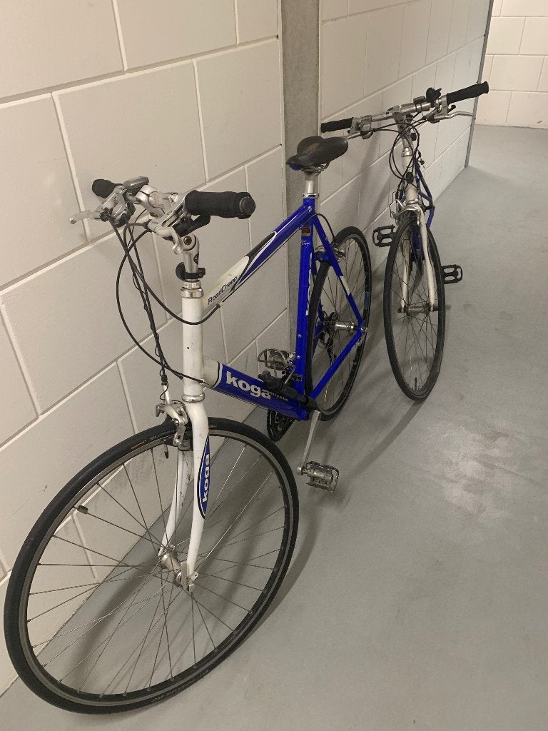 Racefiets dames + heren, Ophalen, Gebruikt