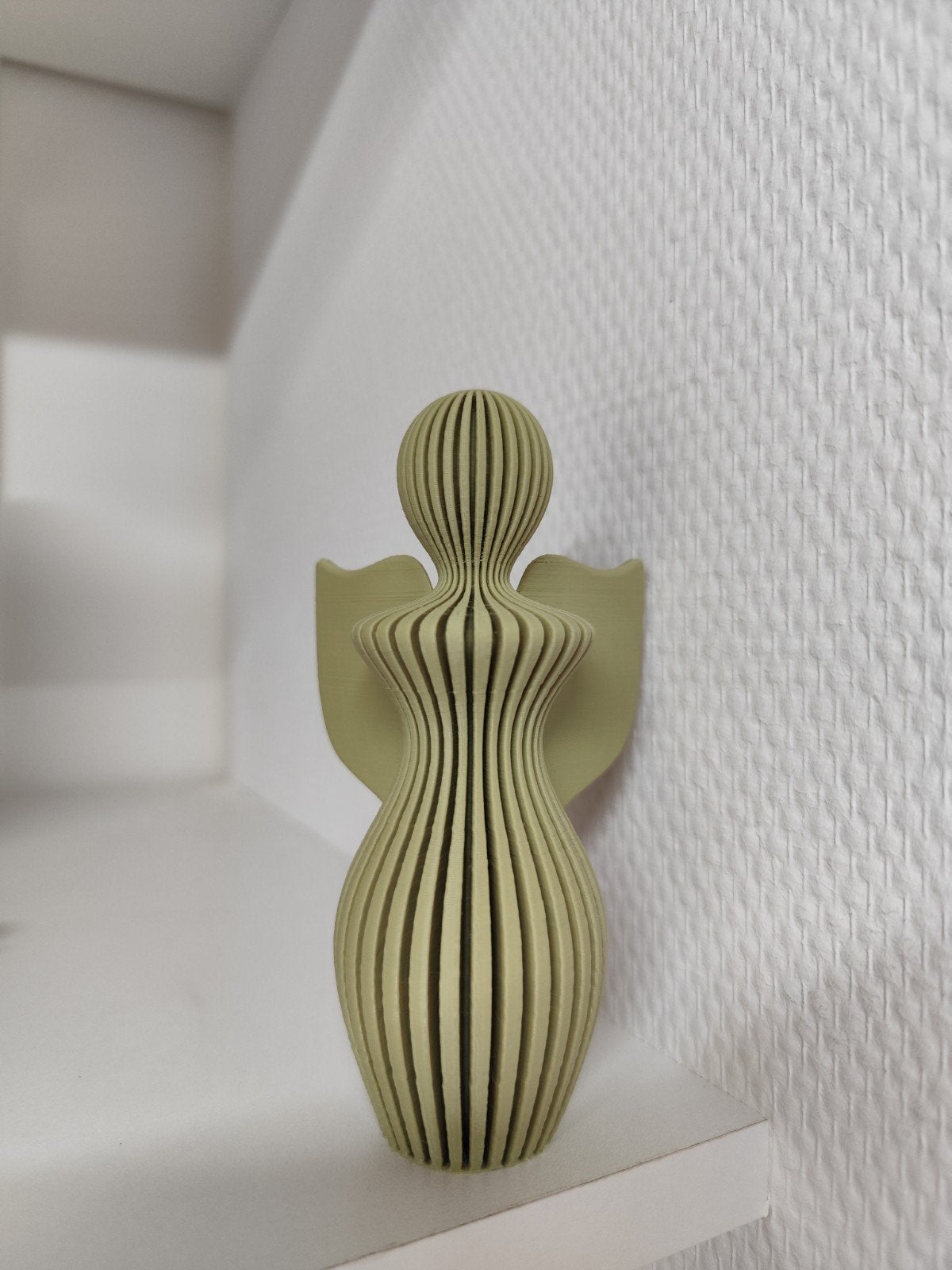 Decoratieve Kerstengel - groen, Groen, Hout, Nieuw, Ophalen of Verzenden