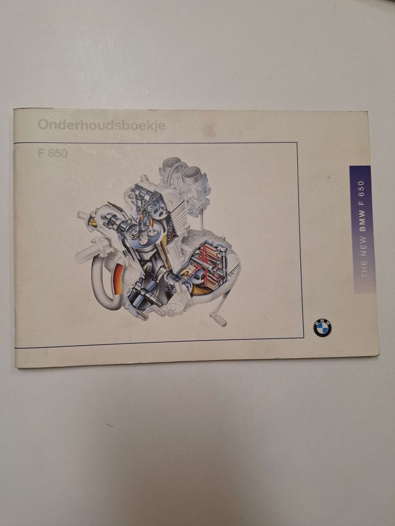 Nieuw Onderhoudsboekje BMW F 650, BMW Nederland B.V., Nieuw, Ophalen of Verzenden, Einsteinlaan 5 2289 CC Rijswijk
