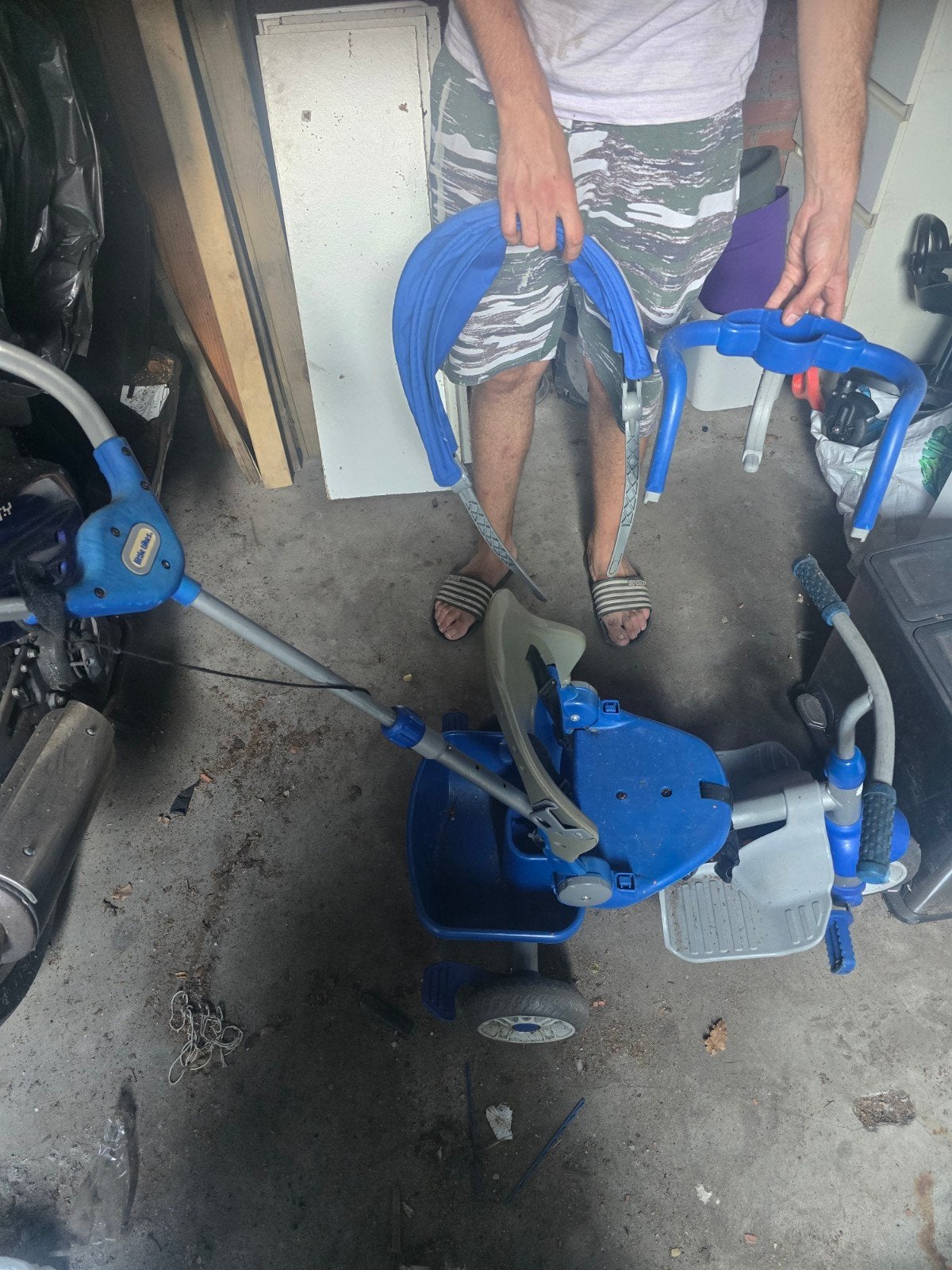 Little Tikes Loopvoertuig/Loopauto - Blauw, Ophalen, Gebruikt, Loopvoertuig