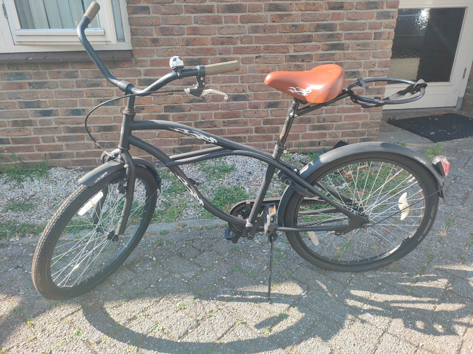 Cruiser fiets, Fietsen en Brommers, Ophalen, Staal