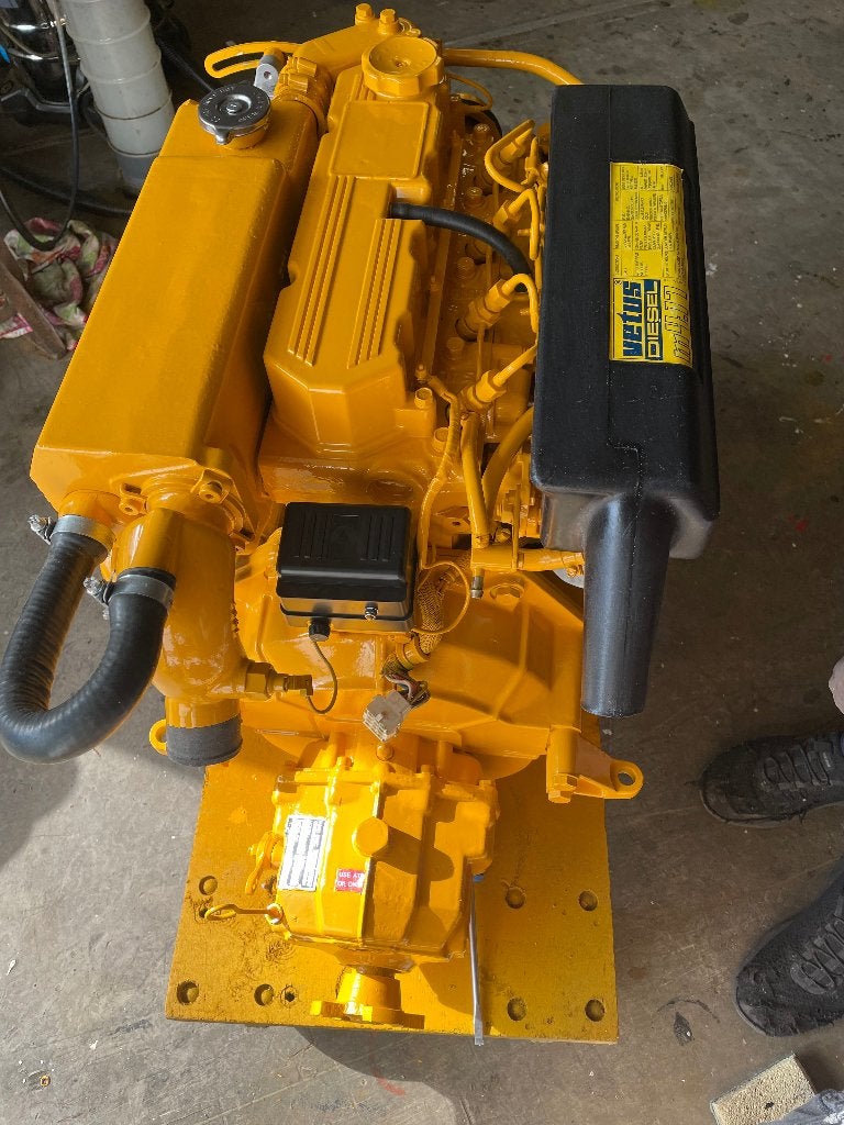 Vetus M4.17 42pk met TMC40 keerkoppeling, Ophalen, Gebruikt, Binnenboordmotor, Diesel