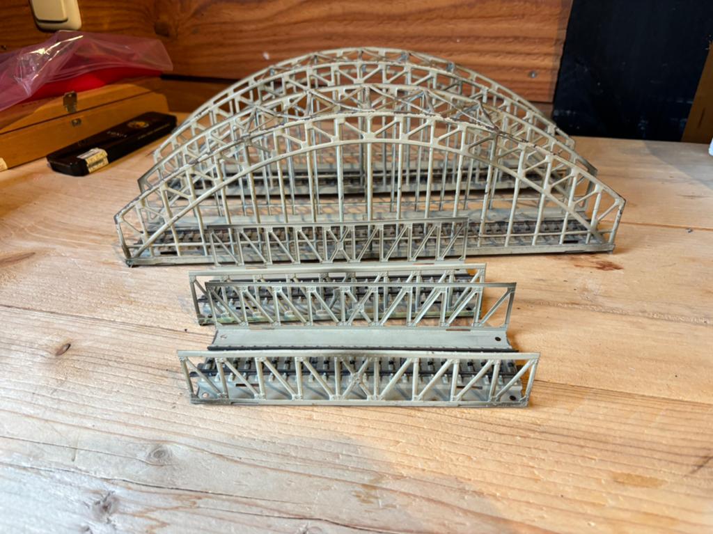 4 x marklin oude vakwerkbruggen, Hobby en Vrije tijd, Modeltreinen | H0, Ophalen of Verzenden, Zo goed als nieuw, Wisselstroom