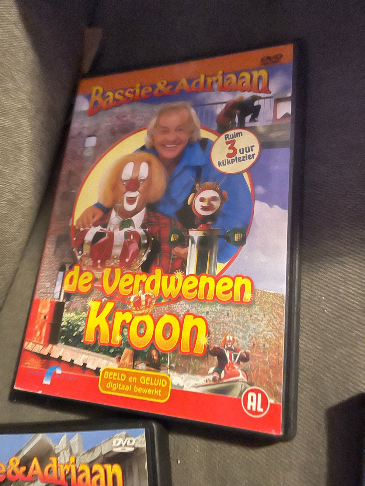 Bassie & Adriaan: De Verdwenen Kroon DVD (Ruim 3 uur kijkple, Alle leeftijden, Ophalen of Verzenden, Gebruikt, Avontuur
