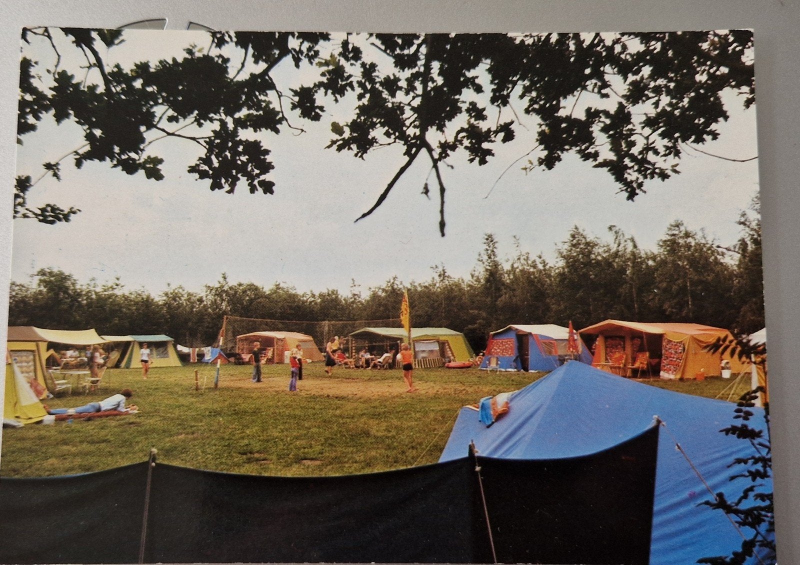 Ansichtkaart Camping Van Rossum's Troost Mill, Verzamelen, Ansichtkaarten | Nederland, Ophalen of Verzenden