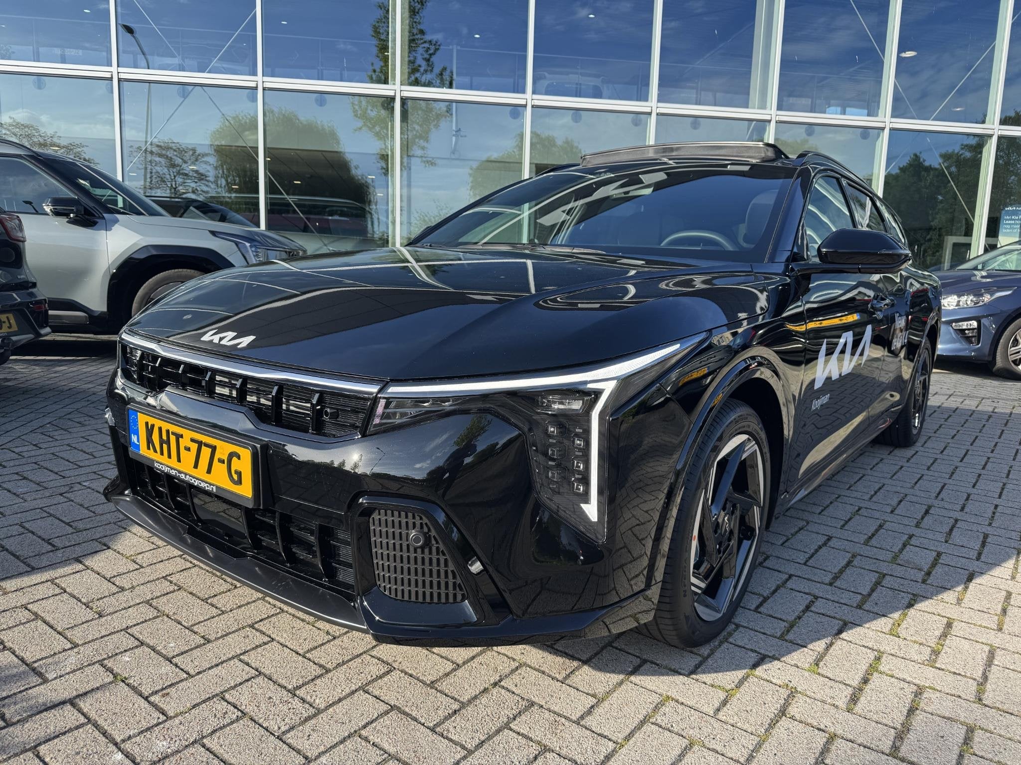 Kia K4 Sportswagon 1.0 T-GDi MHEV GT-Line Launch Edition, Auto's, Kia, Gebruikt, Zwart, Origineel Nederlands, 3 cilinders