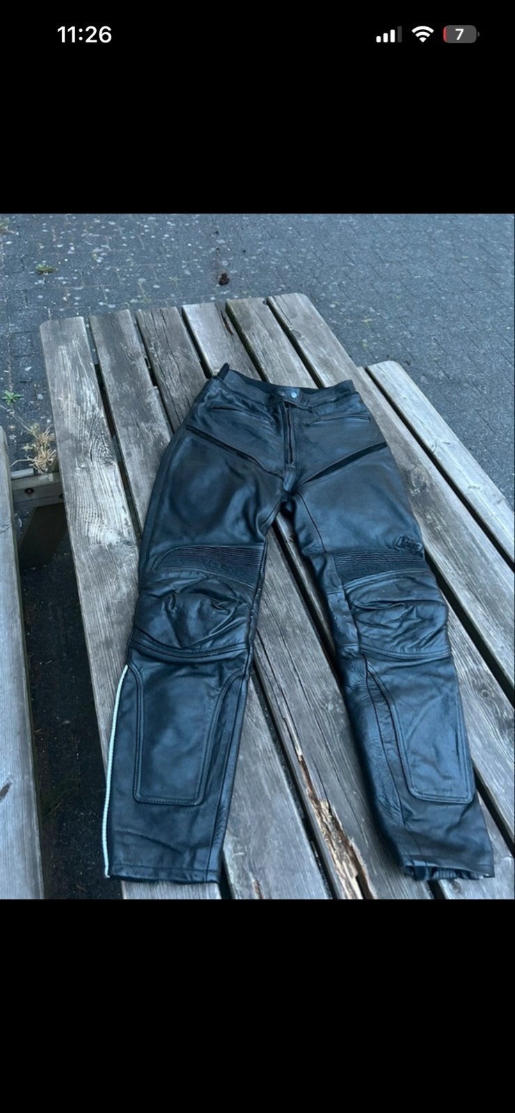 Leren motorbroek - ZGAN, Ophalen of Verzenden, Tweedehands, Heren, Broek | leer