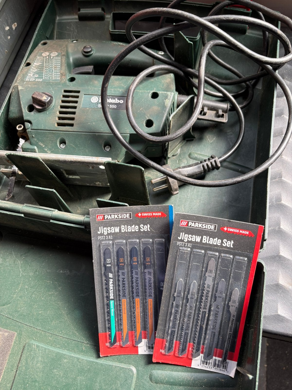 Metabo STEB 550 decoupeerzaag, Ophalen, Gebruikt, Decoupeerzaag, 30 tot 70 mm