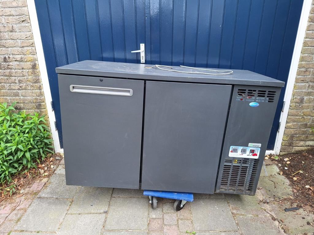 RVS lekblad 200x50 met 3 kraans X-Tower bierzuil biertap, Ophalen, Gebruikt, Overige merken