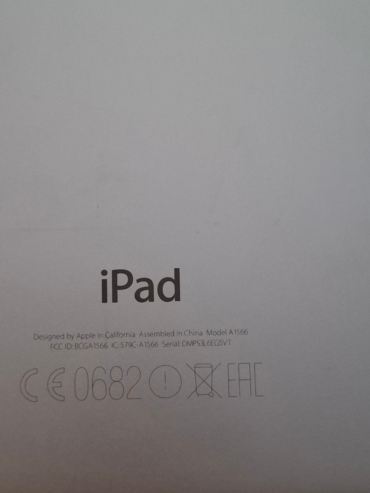 Apple iPad Air 2 (Model A1566), Computers en Software, Apple iPads, Gebruikt, 32 GB, Apple iPad Air, Wi-Fi
