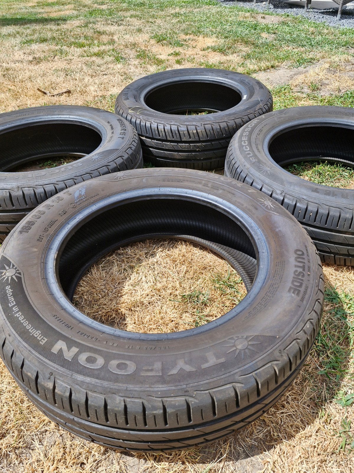 4x Tyfoon Successor 7 Zomerbanden 185/65 R15 88T – 2022/2023, Auto-onderdelen, Ophalen, Gebruikt, Opel
