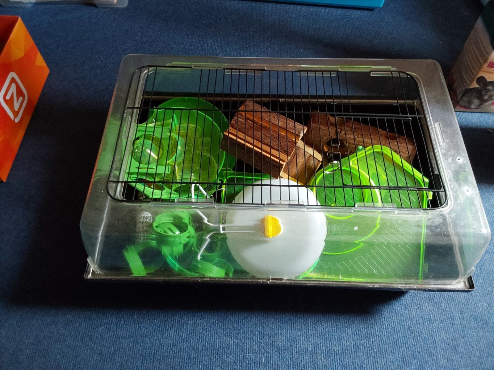 Hamsterkooi, Dieren en Toebehoren, Kooi, Gebruikt, Minder dan 75 cm, Ophalen