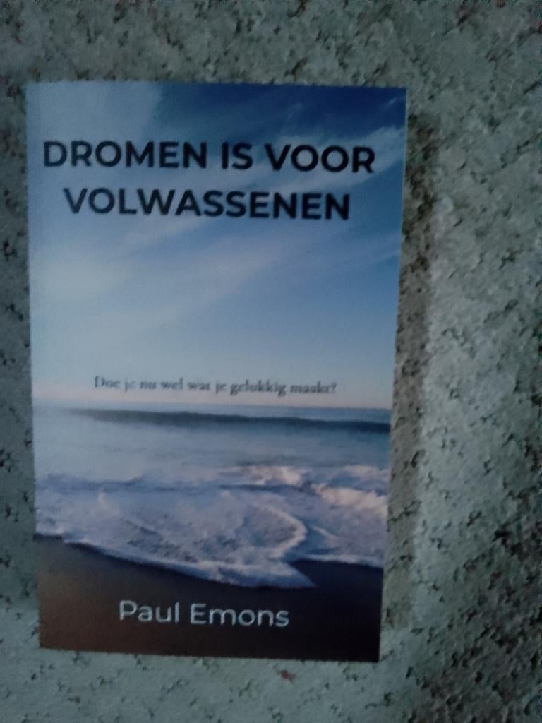 boek dromen is  voor volwassenen paul emons, Ophalen, Zo goed als nieuw
