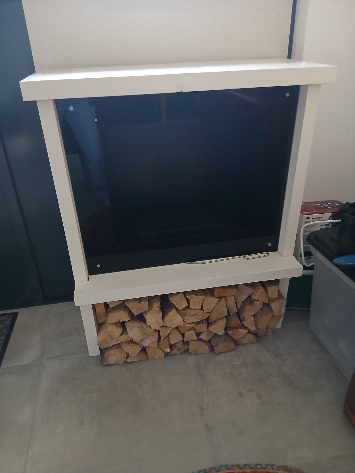 Bio-ethanol kachel met ombouw (exclusief hout), Ophalen, Gebruikt, Vrijstaande haard, Overige soorten