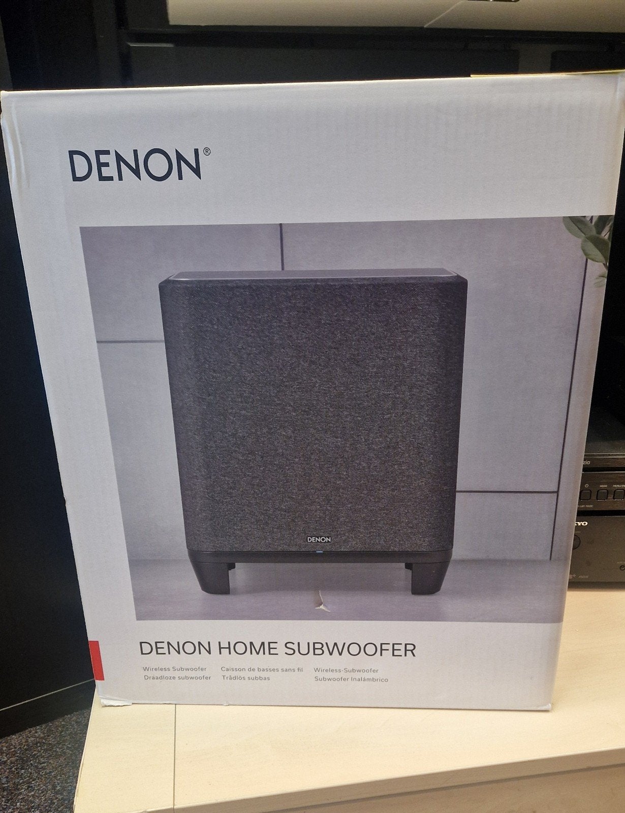 Denon Home SUB  zwart, Subwoofer, Nieuw, 120 watt of meer, Ophalen