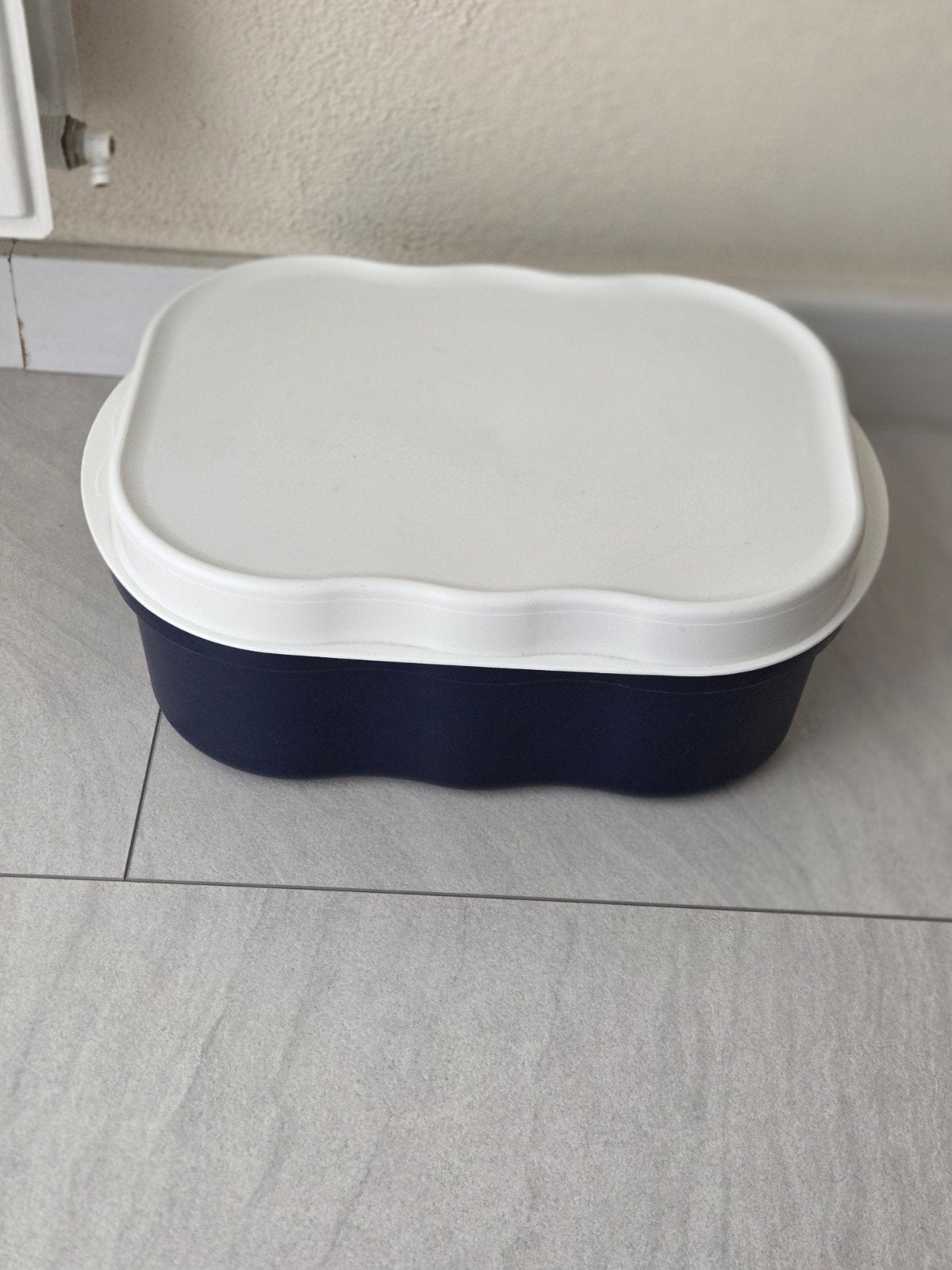 Tupperware Broodbox set - 2 stuks, Met deksel, Bewaardoos, Blauw, Ophalen of Verzenden